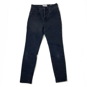 Everlane Black Wash The High Rise Ankle Skinny Denim Size 28